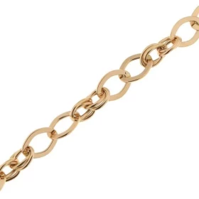 Bracelet maille ovale Or Jaune 750 Longueur : 19 cm Largeur maille : 8mm 
