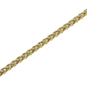 Bracelet maille palmier Or jaune 750/1000 Maille palmier creuses 3mm large Longueur du bracelet : 18cm 