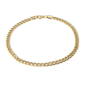 Bracelet or jaune 375 maille gourmette Dimension : 3,6mm x 19cm Système d attache : mousqueton