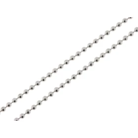 Chaine maille boules Argent 925/1000 Largeur maille : 1.9mm Longueur chaine : 40cm