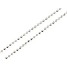 Chaine maille boules Argent 925/1000 Largeur maille : 1.9mm Longueur chaine : 45cm