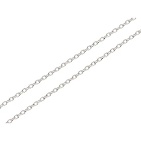  Chaine Argent 925 maille forçat Largeur maille forçat : 1.4mm Longueur chaine : 45cm Fermoir : Anneau ressort 