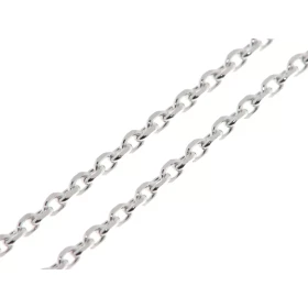  Chaine Argent 925 maille forçat Largeur maille forçat : 2.5mm Longueur chaine : 60cm 