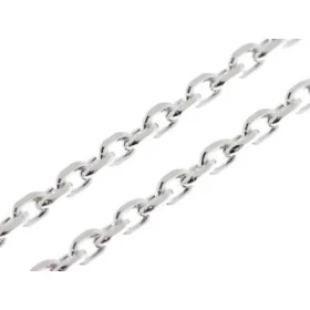 Chaine Argent 925 maille forçat Largeur maille forçat : 2,8mm Longueur chaine : 70cm Fermoir : Anneau ressort