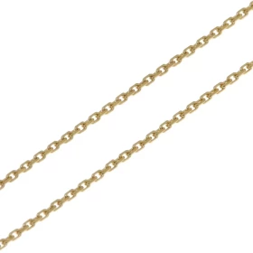  Chaine maille forçat Or jaune 375/1000 Largeur maille : 1.1mm Longueur chaine : 40cm 