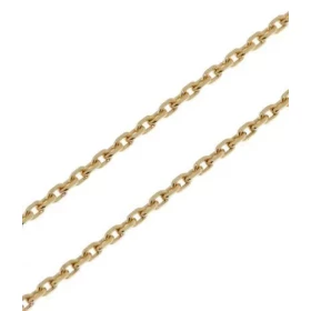  Chaine maille forcat Or jaune 375/1000 Largeur maille : 1,6mm Longueur chaine : 45cm (Anneau fermeture intermédiaire à 42...