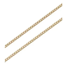  Chaine maille gourmette Or Jaune 375/1000 Largeur maille : 1,4mm Longueur chaine : 40cm 