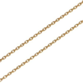  Chaine maille forçat Or jaune 750/1000 Largeur maille : 1.2mm Longueur chaine : 42cm 