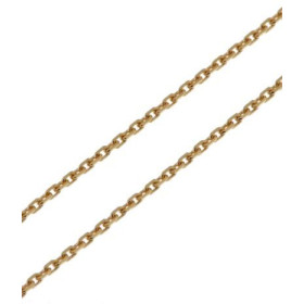  Chaine maille forçat Or jaune 750/1000 Largeur maille : 1.4mm Longueur chaine : 50cm 