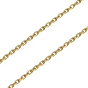  Chaine maille forçat Or jaune 750/1000 Largeur maille : 1.6mm Longueur chaine : 55cm 