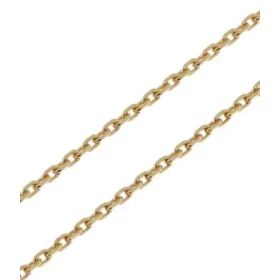  Chaine maille forçat Or Jaune 750/1000 Largeur maille : 1,7mm - Longueur chaine : 40cm 