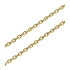  Chaine maille forçat Or jaune 750/1000 Largeur maille : 1.8mm Longueur chaine : 40cm 