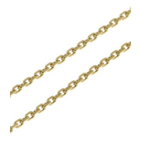  Chaine maille forçat Or jaune 750/1000 Largeur maille : 1.8mm Longueur chaine : 45cm 