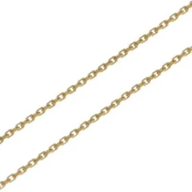  Chaine maille forçat Or Jaune 750/1000 Largeur maille : 1mm - Longueur chaine : 45cm 