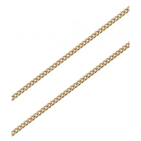  Chaine Or Jaune maille Gourmette Largeur maille : 1,0mm Longueur chaine : 45cm 