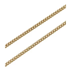  Chaine maille gourmette Or Jaune 750/1000 Largeur maille : 1,6mm Longueur chaine : 40cm 