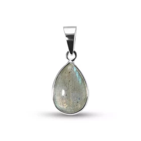Pendentif Argent 925 Labradorite Poire 12x8mm Cabochon Pendentif Argent 925 Labradorite Ce pendentif est serti d une pierr...