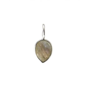 Pendentif Argent 925 Labradorite Poire facettée 9x7mm Pierre forme poire facettée mesurant 9x7mm Dimensions du pendentif (...
