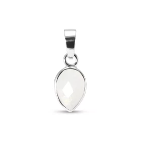  Pendentif Argent 925 Labradorite Poire facettée 9x7mm Pierre forme poire facettée mesurant 9x7mm Dimensions du pendentif ...