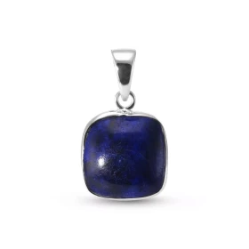 Pendentif Argent 925 Lapis Lazuli Coussin 10mm Cabochon Serti Clos Pendentif Argent 925 Lapis Lazuli Ce pendentif est sert...