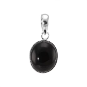 Pendentif Argent 925 Onyx Cabochon Ovale 14x12mm Pendentif serti d une pierre taille cabochon ovale 14x12mm fixée par un s...