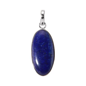 Pendentif Argent Lapis Lazuli Ovale 28x14mm Pendentif argent serti d un Lapis Lazuli ovale mesurant 28x14mm Dimension du p...