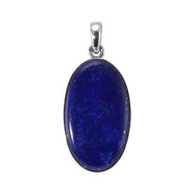 Pendentif Argent Lapis Lazuli Ovale 31x21mm Pendentif argent serti d un Lapis Lazuli ovale mesurant 31x21mm Dimension du p...