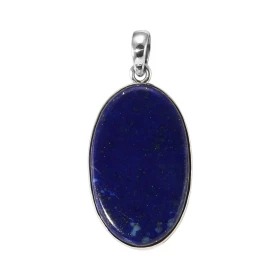 Pendentif Argent Lapis Lazuli Ovale 35x21mm Pendentif argent serti d un Lapis Lazuli ovale mesurant 35x21mm Dimension du p...