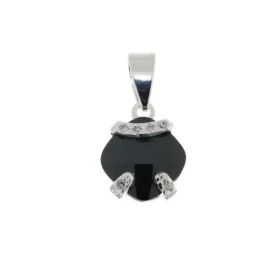 Pendentif Argent Oxyde Zirconium Dimensions (bélière incluse) : 11x20mm 