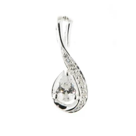 Pendentif Argent 925 Grenat Oxyde Ce pendentif est serti d un oxyde taille poire 7x5mm 12 oxydes 1mm Dimensions du pendent...