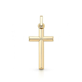 Croix Or Jaune 750 Dimensons (bélière incluse) : 22 x 12 mm 