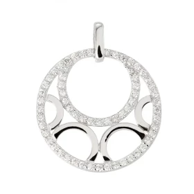 Pendentif Or Blanc 750 Diamant Pendentif serti 60 diamants 0.005 carat Poids total diamant : 0,30 carat Qualité Diamant : ...