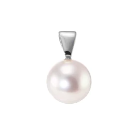  Pendentif Or Blanc 750 Perle Akoya 9mm Perle Akoya 9mm diamètre Dimensions du pendentif (bélière incluse) : 15x9mm Perle ...