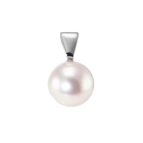  Pendentif Or Blanc 750 Perle culture Akoya 9mm Perle culture Akoya 9mm diamètre Dimensions du pendentif (bélière incluse)...
