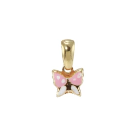 Pendentif Or Jaune 375 Papillon émaillé Dimensions du pendentif (bélière incluse) : 15x8mm