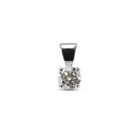 Pendentif Or Blanc 750 Diamant Poids diamant : 0.46 carat Couleur G - Pureté Si2 Monture solitaire Serti à griffes 