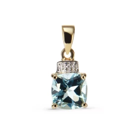 Topaze bleue miniature