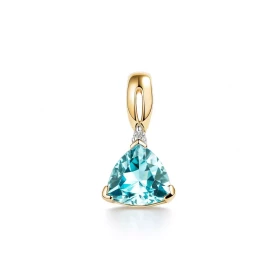 Topaze bleue miniature