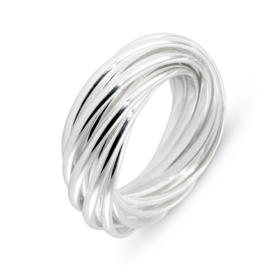 HooAMI/® Bague pour Femme Argent 925 Personnalis/é Gravure 5 Pr/énoms Et Coeur Pierre de Naissance avec Bo/îte /à Bijou Cadeau Unique pour Famille Amour