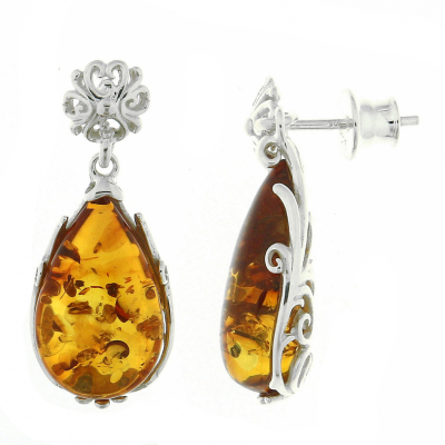 boucles d'oreille ambre boucles d'oreille ambre