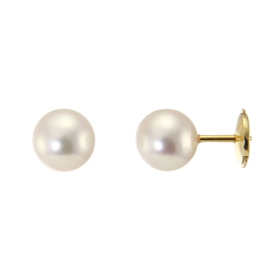 Boucles d'oreilles Pacific Pearls® 8 mm perles japonaises