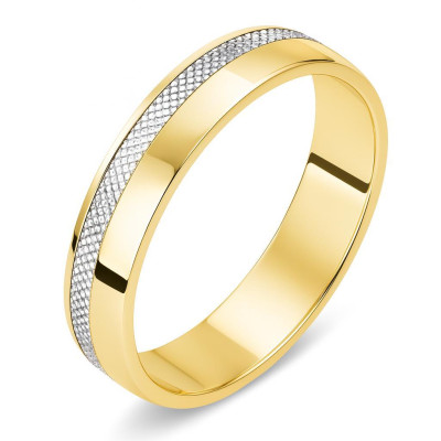Alliance 2 Ors diamantée - 5mm