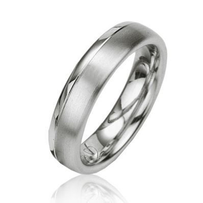 Alliance Argent Platiné 5mm