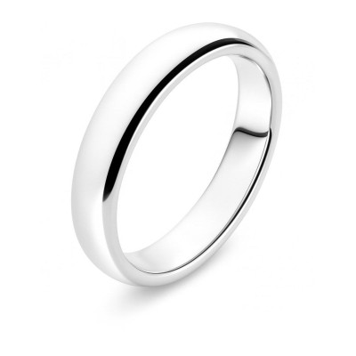 Alliance bombée 6mm en Argent 925
