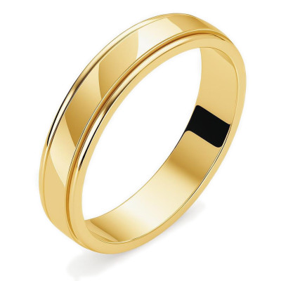 Alliance Diamantée Or jaune - 4.5mm