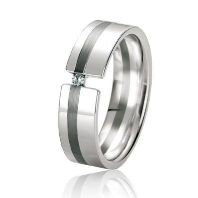 Alliance Or Diamant Black & White 6mm