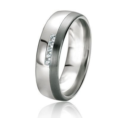 Alliance Or Diamant Black & White 6mm