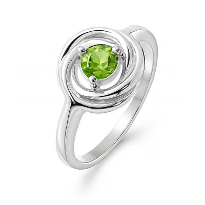 Bague Anneaux entrelacés Péridot