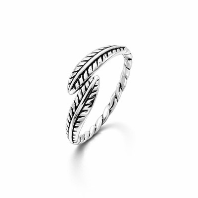 Bague Argent 925 Plumes