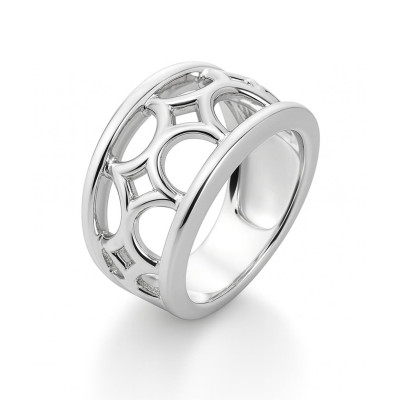 Bague fantaisie ajourée en Argent 925